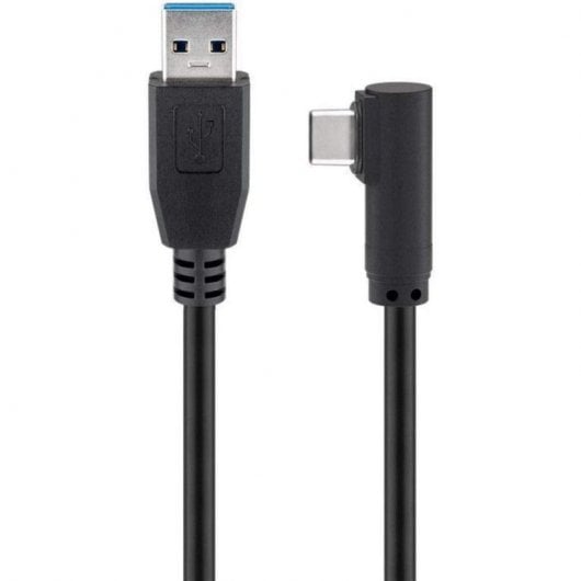 Cavo Goobay Angolato da USB-C a USB 3.0 Maschio/Maschio 2 m Nero