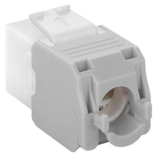 Goobay Keystone Conector RJ45 a TIA 568A/B Cat 6A UTP Blanco