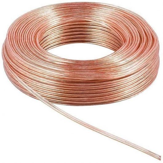 Goobay Cable para Altavoz 2x1.5mm 10m Transparente