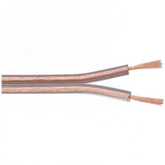 Goobay Cable para Altavoz 2x1.5mm 100m Transparente