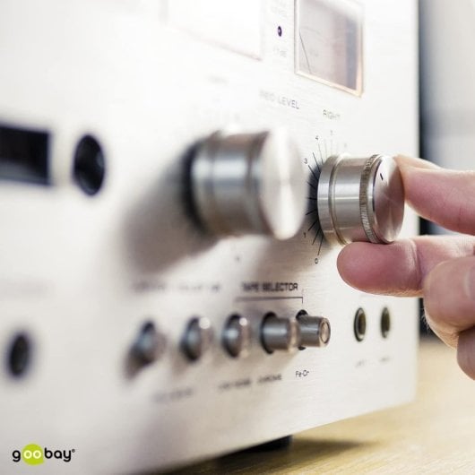 Goobay Audiokabel 2xRCA Stecker/Stecker 1,5m Schwarz