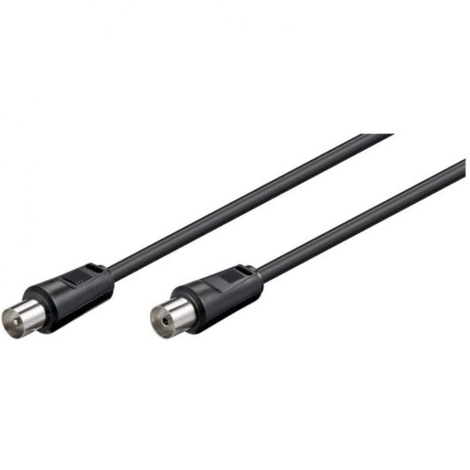 Câble d'antenne coaxial Goobay 15m noir