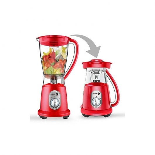 Fagor Flip 600 Batidora de Vaso 600W Roja