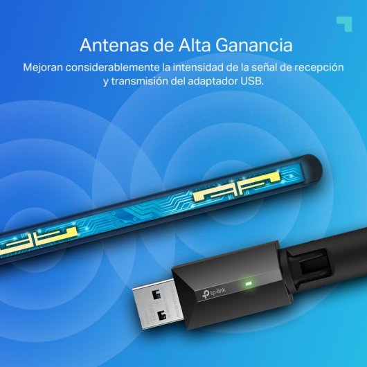TP-Link Archer T3U Plus Adaptador USB WiFi Dual Band AC1300 Alto Ganho