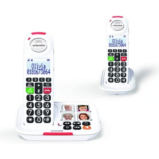Swissvoice Xtra 2155 Duo Teléfonos Inalámbricos para Mayores