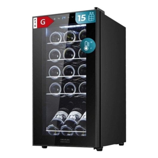 Vinoteca Bolero GrandSommelier 1550 Black Compressor