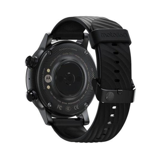 Motorola Moto 360 Bluetooth NFC GPS 43mm AMOLED Preto Resistência à Água 3ATM