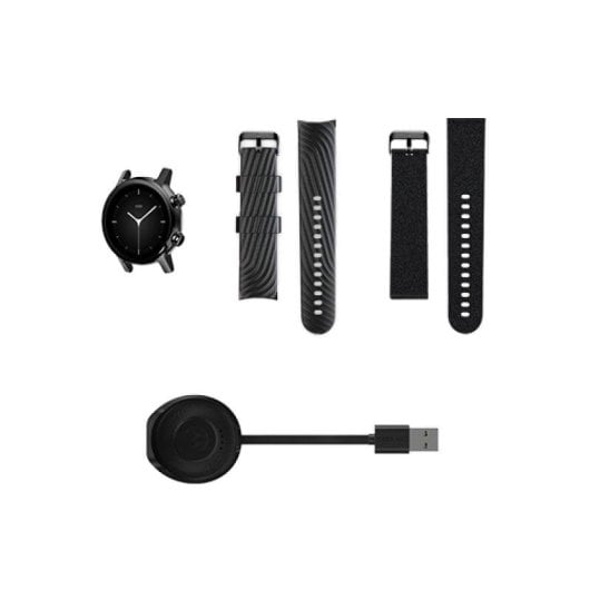 Motorola Moto 360 Bluetooth NFC GPS 43mm AMOLED Preto Resistência à Água 3ATM