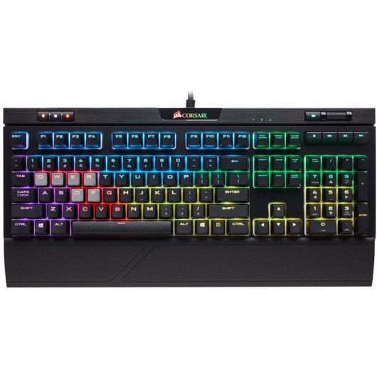 Corsair STRAFE RGB MK.2 Teclado Mecânico Gaming Retroiluminado Cherry MX Red