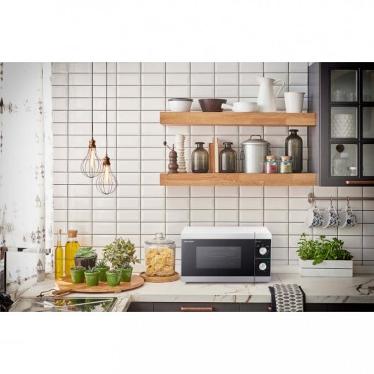 Sharp YC-MG01E-S Microondas con Grill 20L 800W