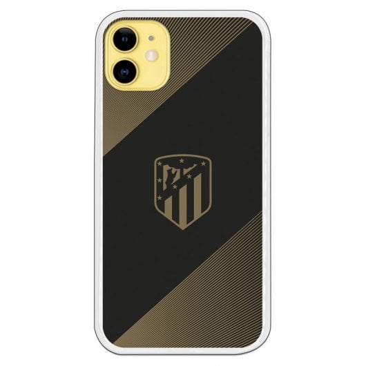 Personalaizer Funda Atlético de Madrid Fondo Negro para iPhone 11