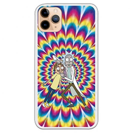 Personalaizer Funda Rick y Morty LSD para iPhone 11 Pro Max
