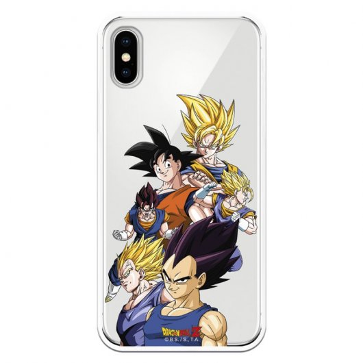 Personalaizer Funda Dragon Ball Z Goku y Vegeta para iPhone X/XS