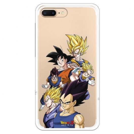 Personalaizer Funda Dragon Ball Z Goku y Vegeta para iPhone 7 Plus/8Plus