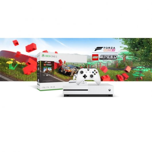 Microsoft Xbox One S 1TB + Forza Horizon 4 + Complemento Lego Speed Champions