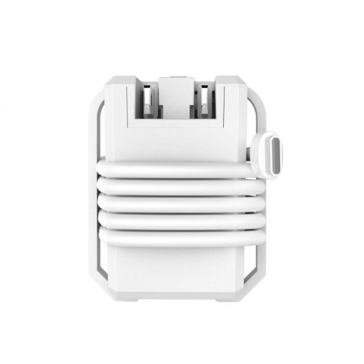 Imperii USB-C Chargeur Voyage Multi-Pays Charge Rapide USB/USB-C 18W Blanc