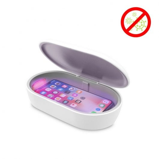Unotec Esterilizador UV de Bactérias/Virus com Carregador de Indução