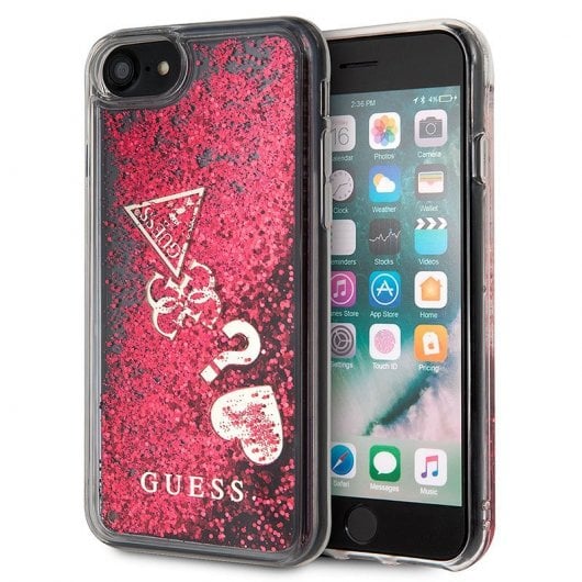 Guess Funda Liquid Rojo para iPhone 6/7/8/SE 2020
