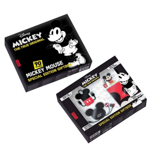 Tribe Pack Regalo Mickey Mouse Auriculares + Pendrive + PowerBank + Cable