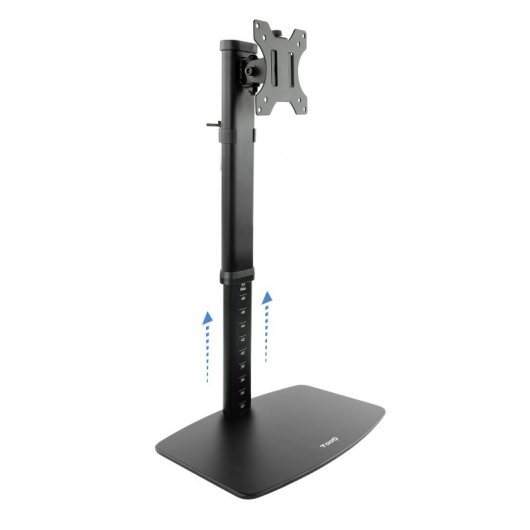 Support De Moniteur Ajustable TOOQ DB1334TNR-B - Bras à Gaz Pour écrans 13" à 34" - VESA 75/100 - Hauteur Réglable 440 Mm