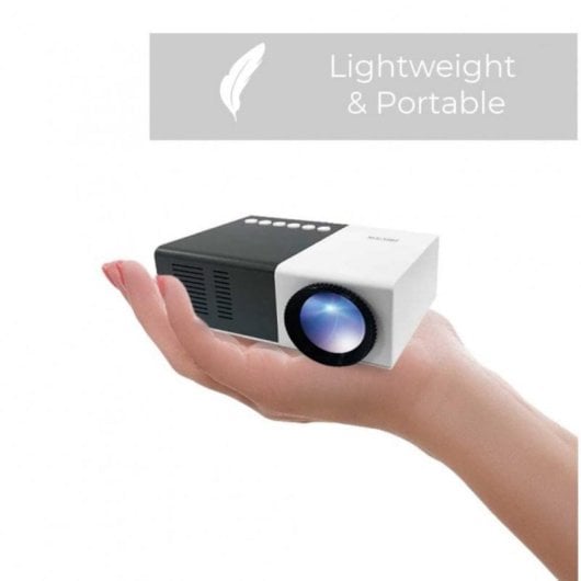 Projetor Prixton Cinema Mini 320x240 15 Lúmenes LED 60" LCD Portátil