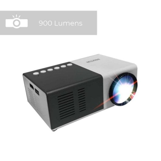 Projetor Prixton Cinema Mini 320x240 15 Lúmenes LED 60" LCD Portátil