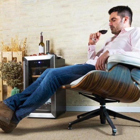 Vinothek Fluxs Bolero GrandSommelier 1550 Inox 15 Flaschen Kompressor Touchpanel