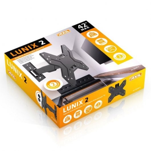 Axil Lunix 2 Porta TV snodabile 17"-42" VESA 200x200 Max 25Kg