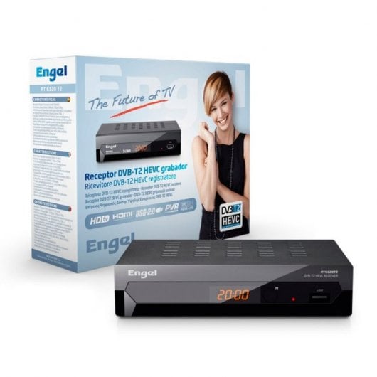 Engel RT 6120 T2 Receptor/Grabador TDT-2 FullHD USB