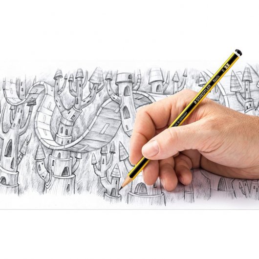 Staedtler B Noris Caja de 12 Lápices de Grafito