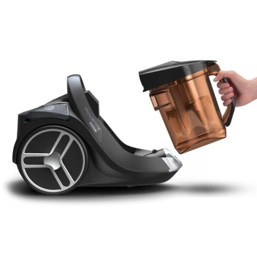 Aspirateur sans Sac Rowenta Silence Force Cyclonic Parquet RO7230EA 550W 2,5L Gris Orange Ultra Silencieux