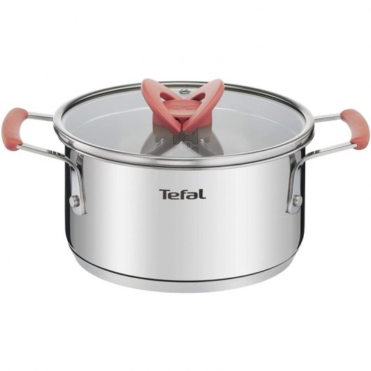 Tefal G720S604 Set Optispace 4 Piezas Sartenes 24cm/28cm + Cacerolas 18/20 cm + Tapas