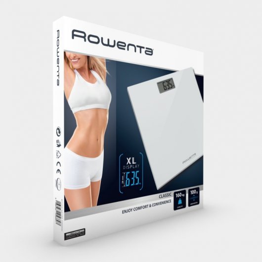 Rowenta Classic Báscula de Baño Blanca