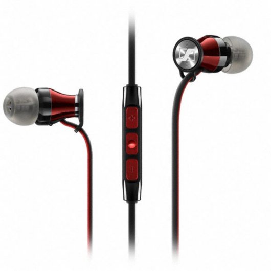 Sennheiser Momentum In-Ear Auriculares Compatibles con Samsung Negro/Rojo