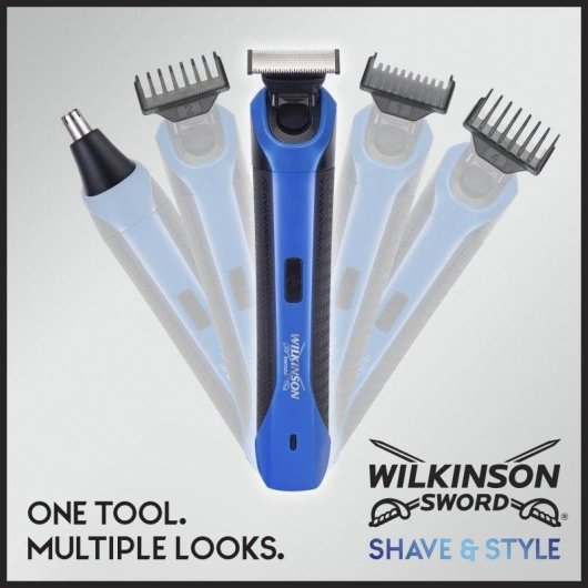 Wilkinson Sword Shave & Style Cortapelos Inalámbrico USB