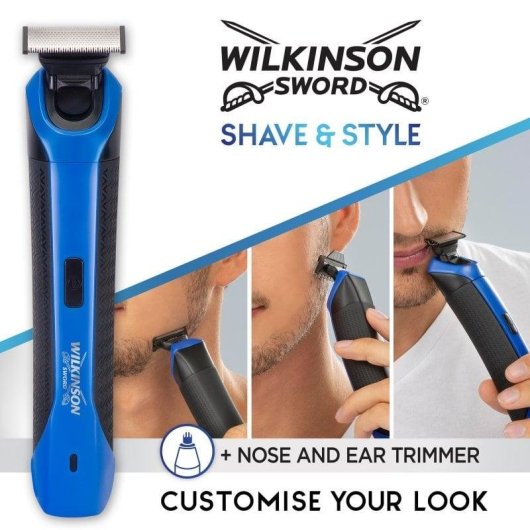 Wilkinson Sword Shave & Style Cortapelos Inalámbrico USB