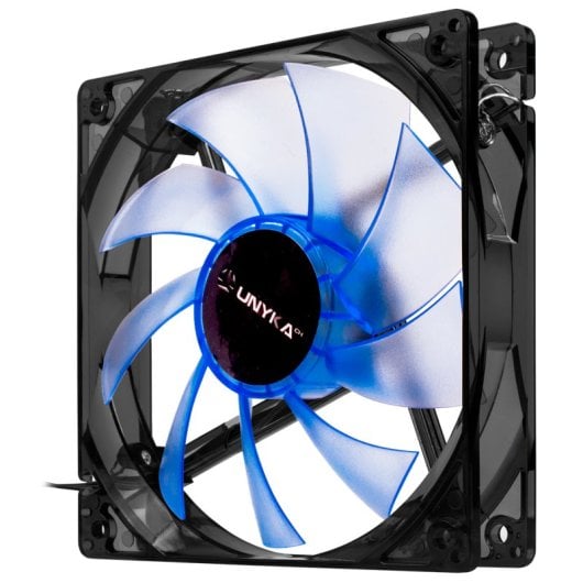 Unykach Ventilador 120x120mm LED Azul