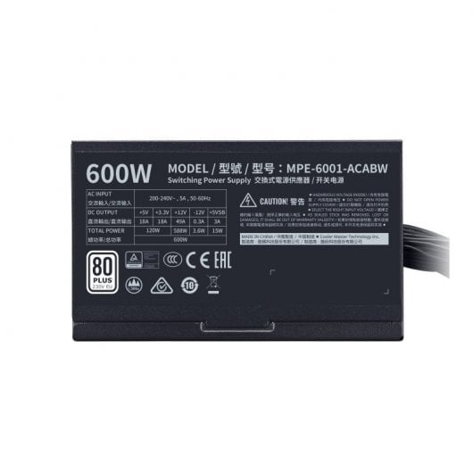 Cooler Master MWE Blanc V2 600W