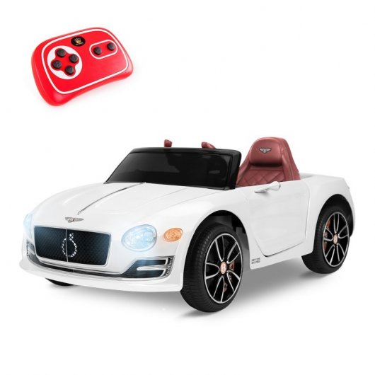 Playkin Coche Electrico con Licencia Oficial Bentley 12V Blanco PcComponentes