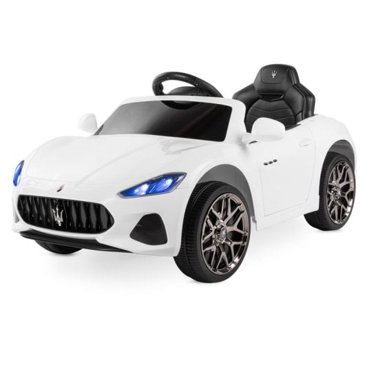 Playkin Coche Eléctrico con Licencia Oficial Maserati 12V Plata