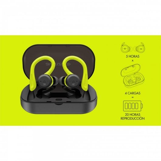 Avenzo AV-TW5003G Auriculares Deportivos Bluetooth Verdes