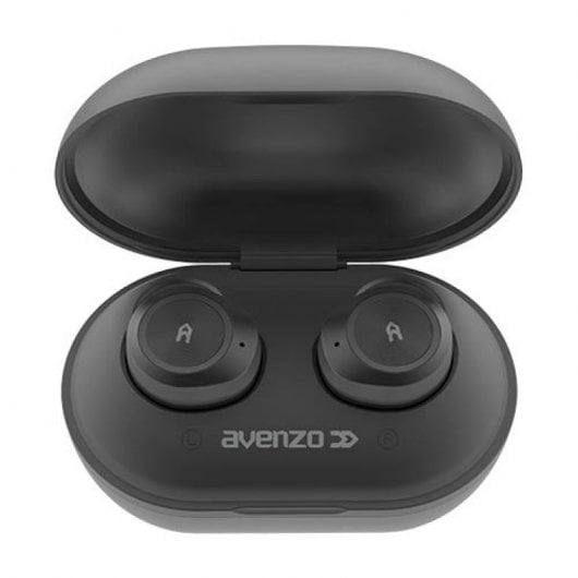 Avenzo AV-TW5001B Auriculares Bluetooth Negros