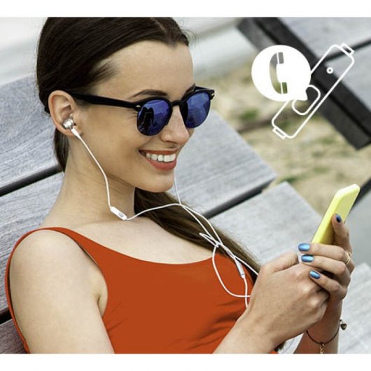 Avenzo AV639 Auriculares Bluetooth 2 en 1 Azules