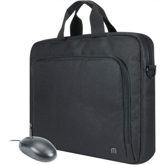 Mobilis Bundle TheOne Basic Briefcase Toploading Funda para Portátil 14-16'' + Ratón