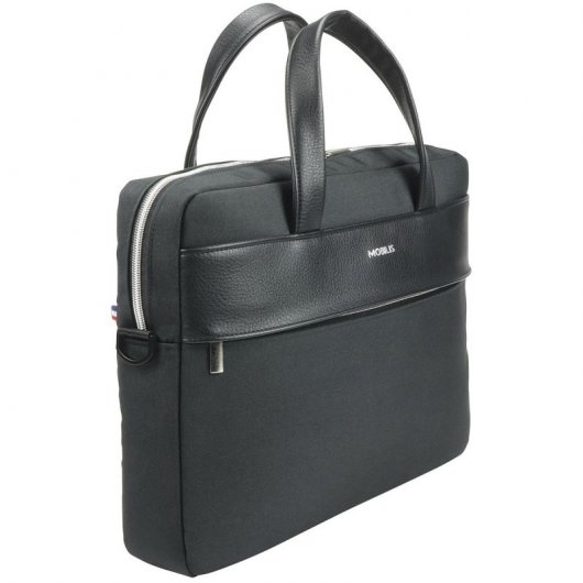 Mobilis Pure Briefcase Maletín para Portátil 11-14'' Negro/Plata