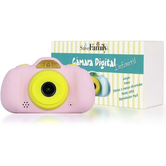 SaveFamily SaveFamilyCAM Cámara de Fotos para Niños Rosa