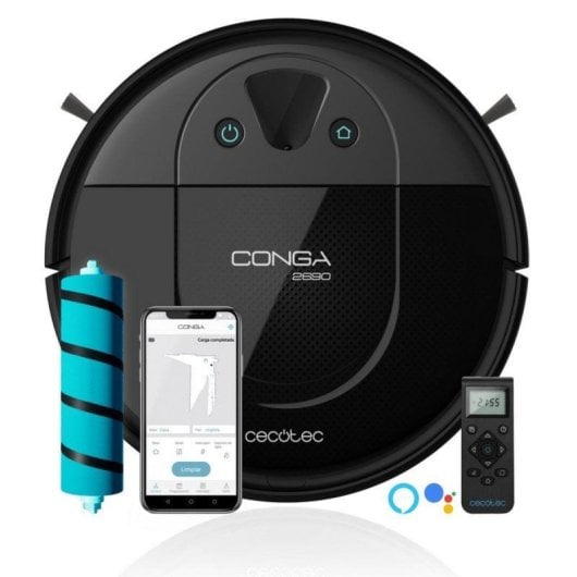 Robot Aspirapolvere e Lavapavimenti Cecotec Conga 2690 Navigazione Camera 360 2.700 Pa Controllo App Alexa