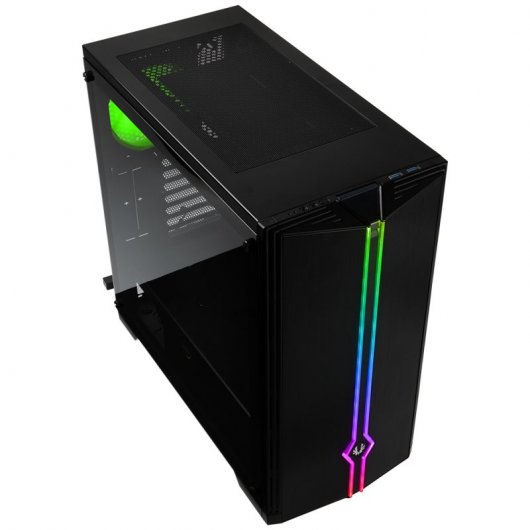 Bitfenix Saber Cristal Templado RGB Negra