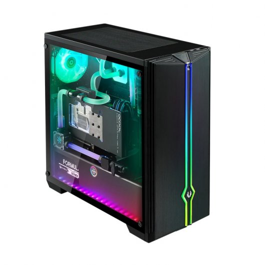 Bitfenix Saber Cristal Templado RGB Negra