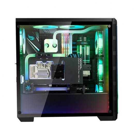 Bitfenix Saber Cristal Templado RGB Negra